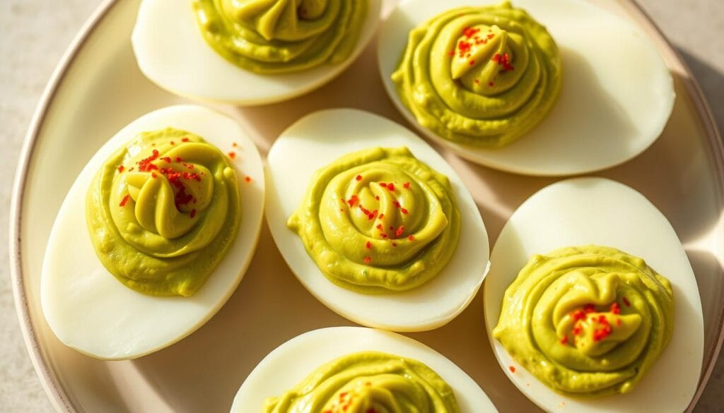 Avocado Deviled Eggs