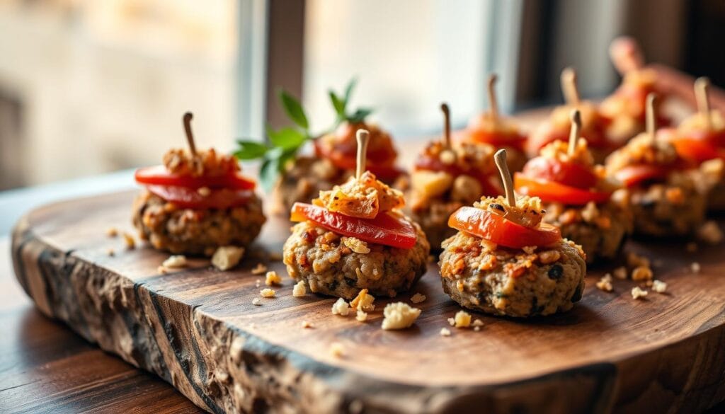 Creative ground sausage appetizers