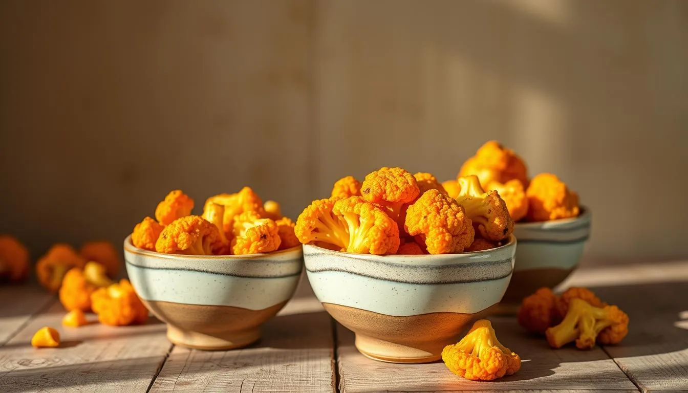 Orange Cauliflower Bowls