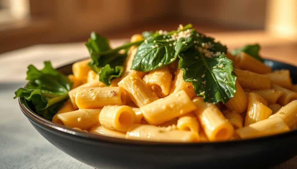 Rigatoni with Cabbage and Fontina