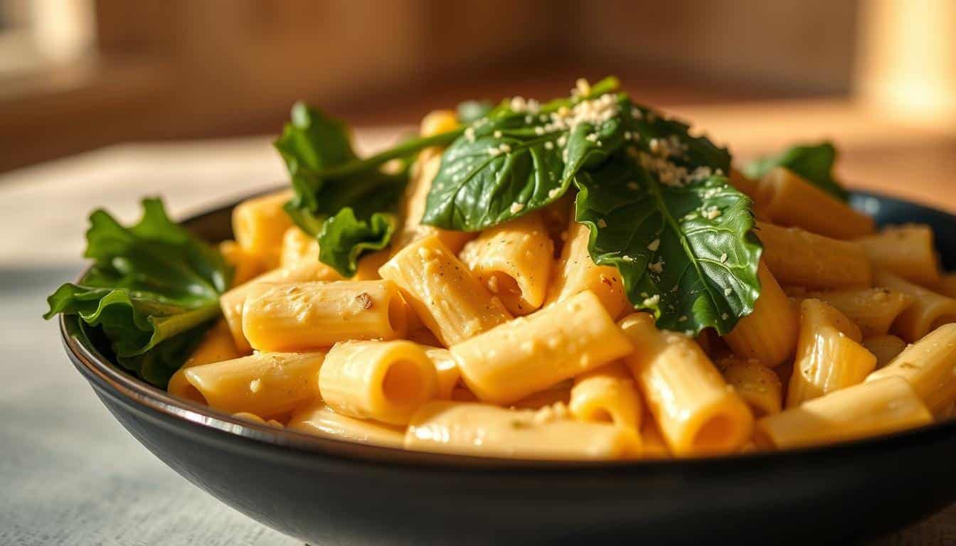 Rigatoni with Cabbage and Fontina
