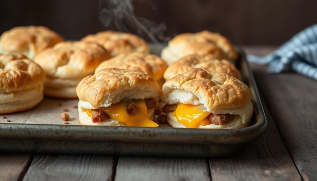Sausage Cheese Biscuits