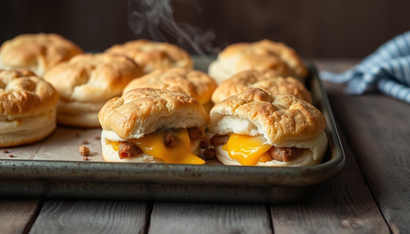 Sausage Cheese Biscuits