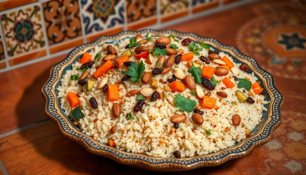 Traditional moroccan couscous plating ideas