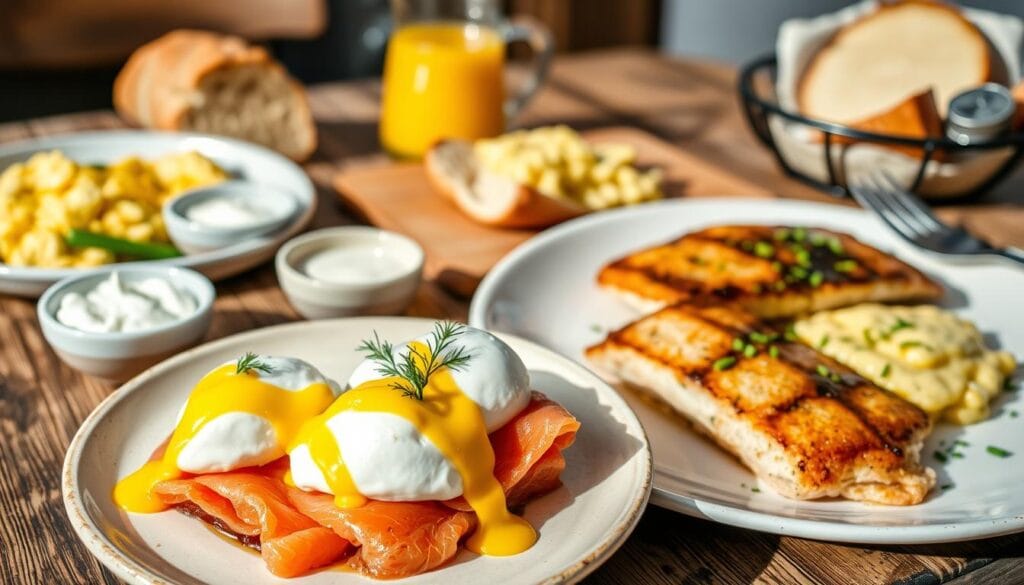 breakfast recipes with eggs and fish