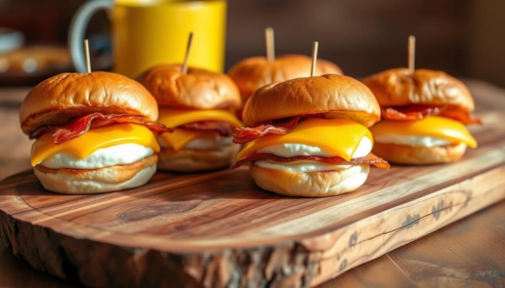 breakfast slider sandwiches