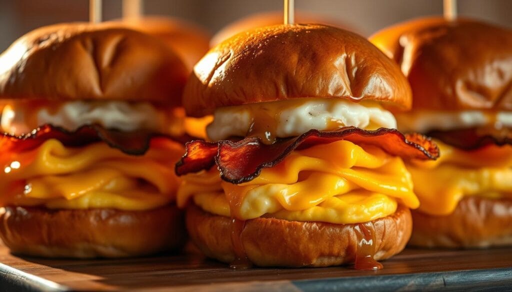 breakfast slider sandwiches with trending ingredients