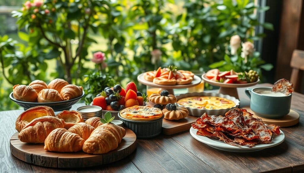 brunch food display