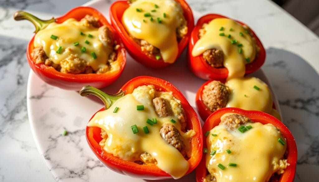 brunch idea stuffed peppers