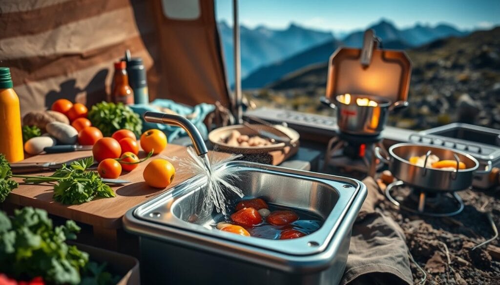camping meal prep safety tips