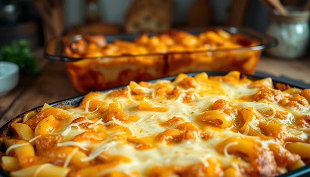 cheesy pasta bake