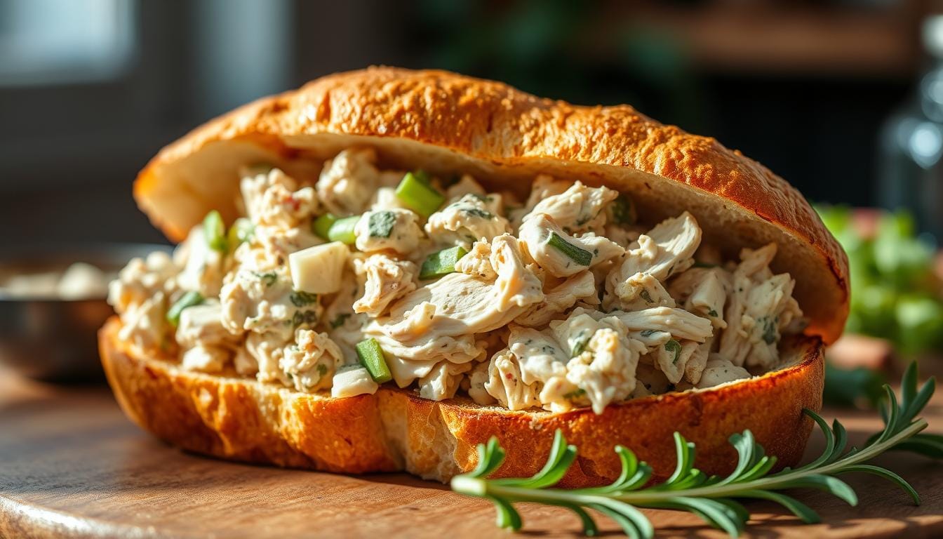 Creamy Chicken Salad Sandwich Recipe