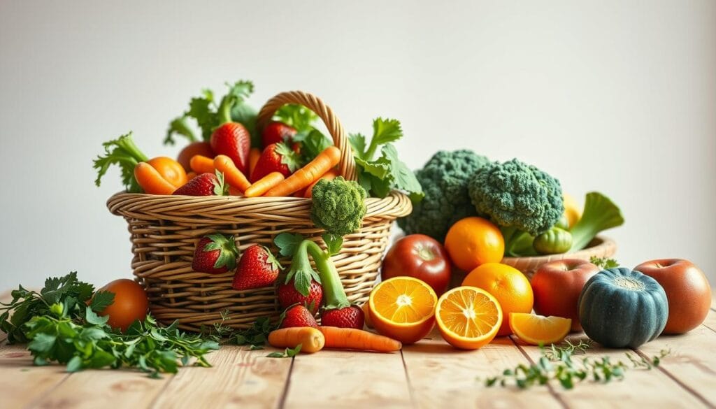 child-friendly produce presentation