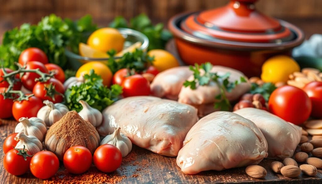 easy moroccan chicken dish ingredients