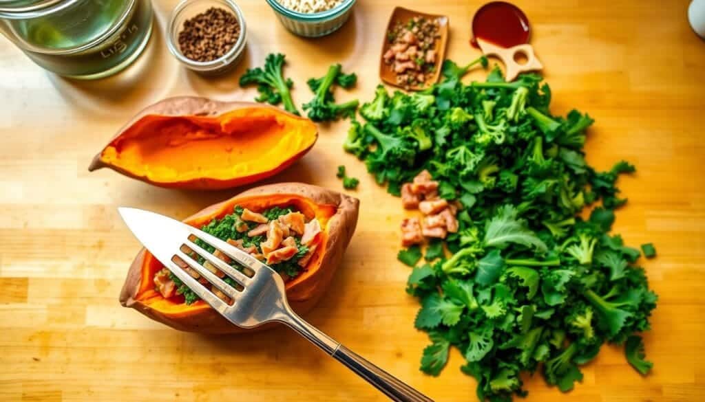 easy stuffed sweet potato recipe assembly steps easy stuffed sweet potato recipe assembly steps