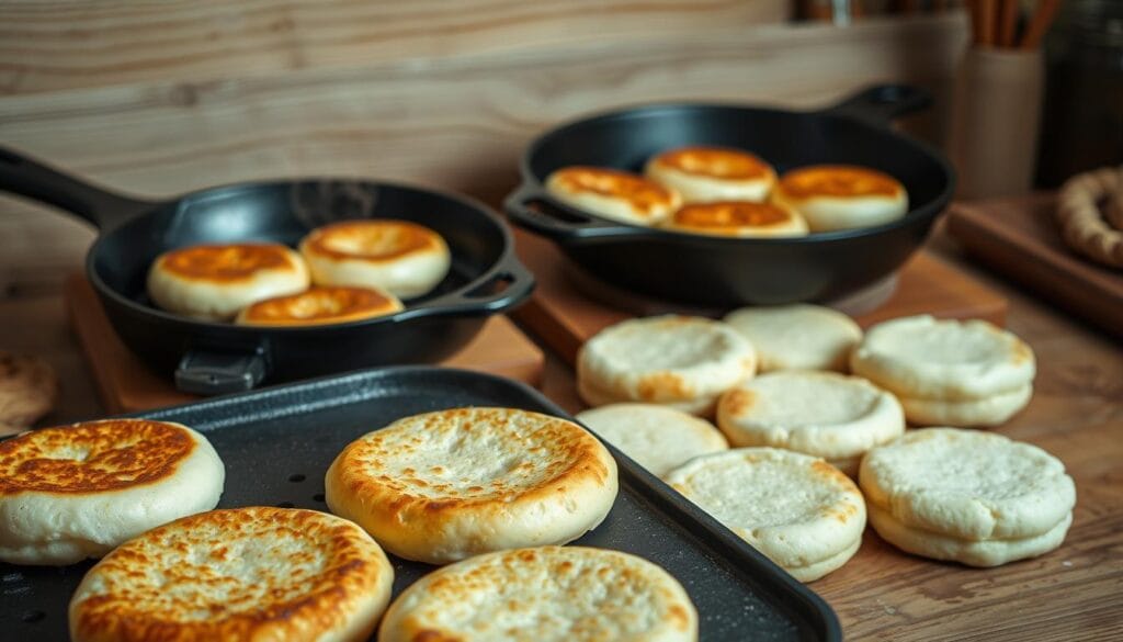 english muffin cooking methods
