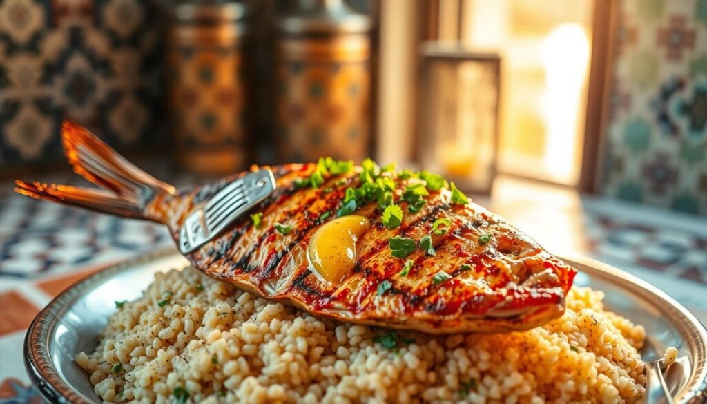 flavorful moroccan grilled fish