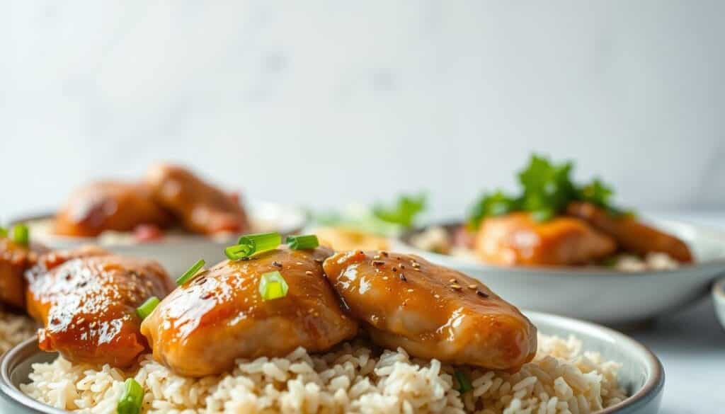 ginger poached chicken variations