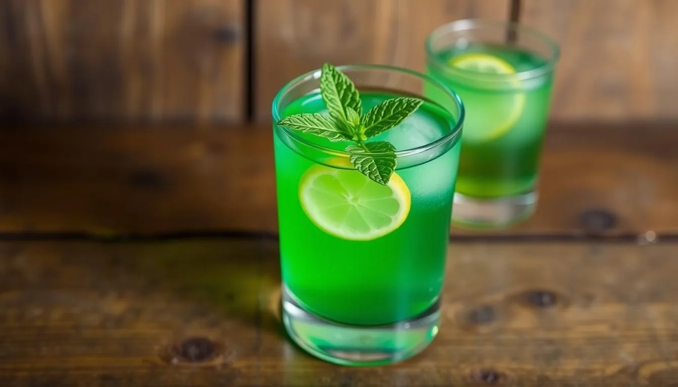 green tea shot recipe