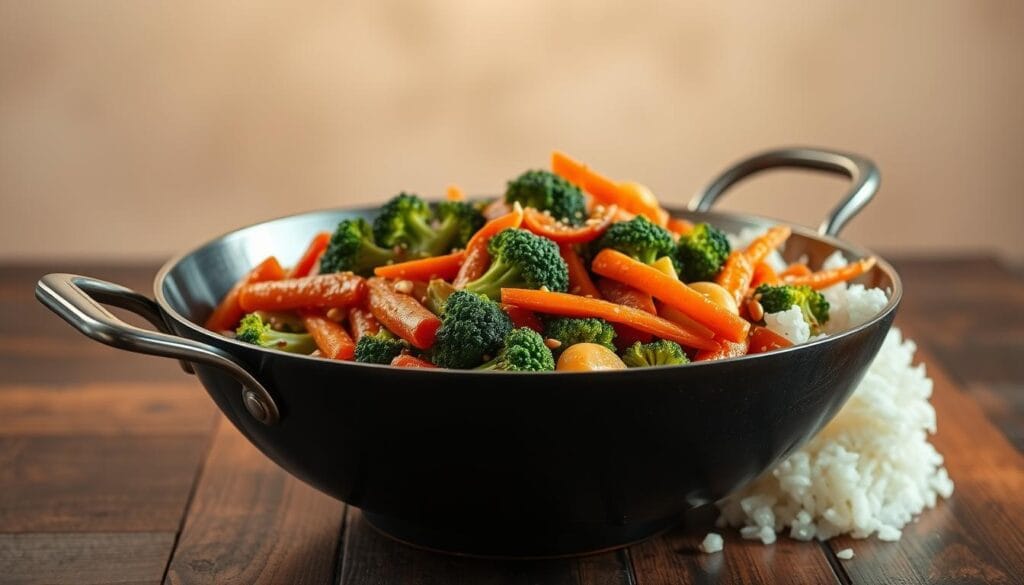 healthy cafeteria lunch ideas vegetable stir-fry