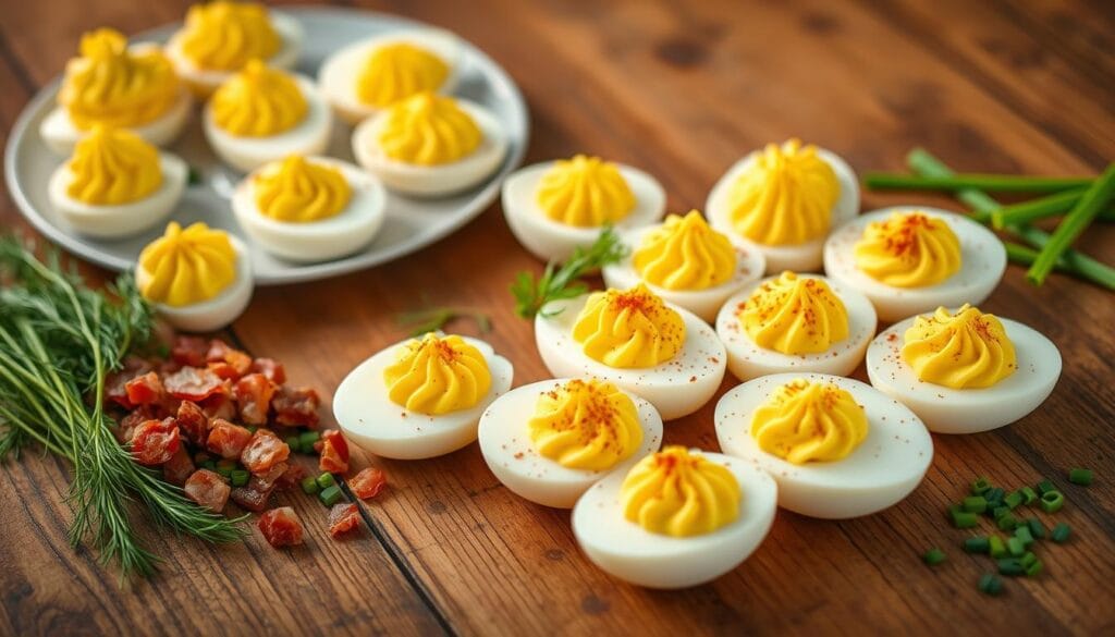 homemade deviled eggs serving ideas