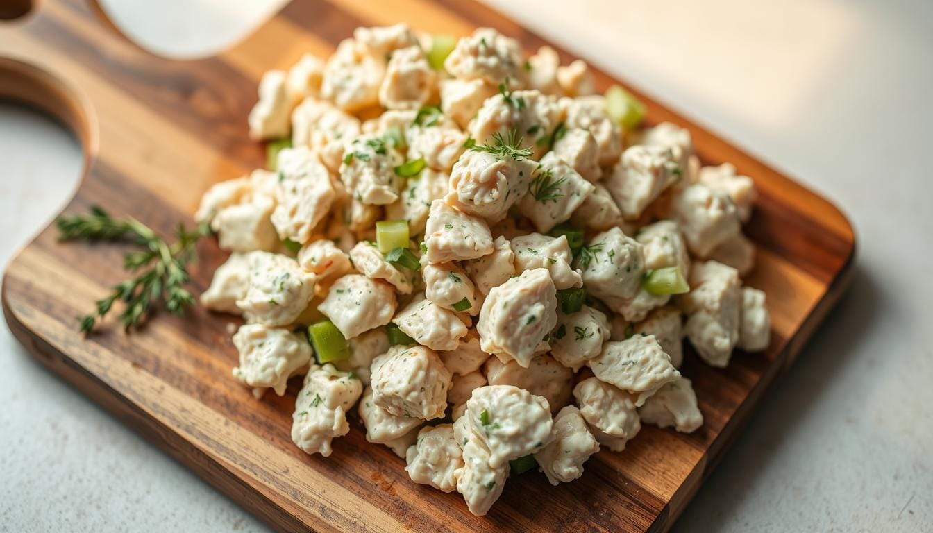how to make salad with canned chicken