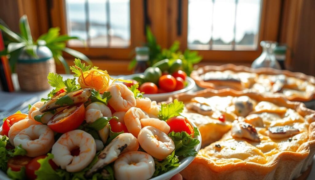 light and refreshing flavorful seafood breakfast dishes
