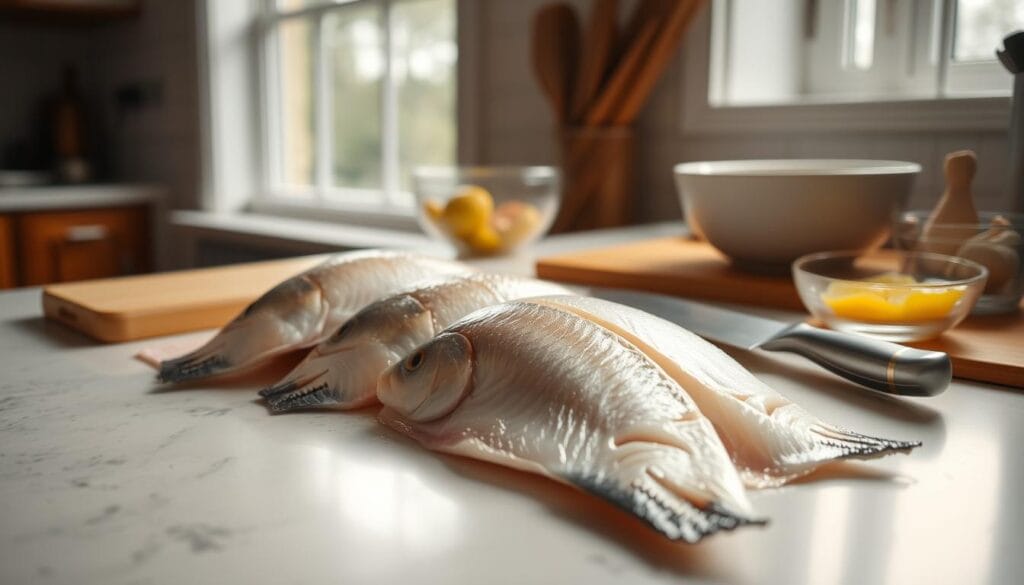 preparing fish for easy fish and egg dishes