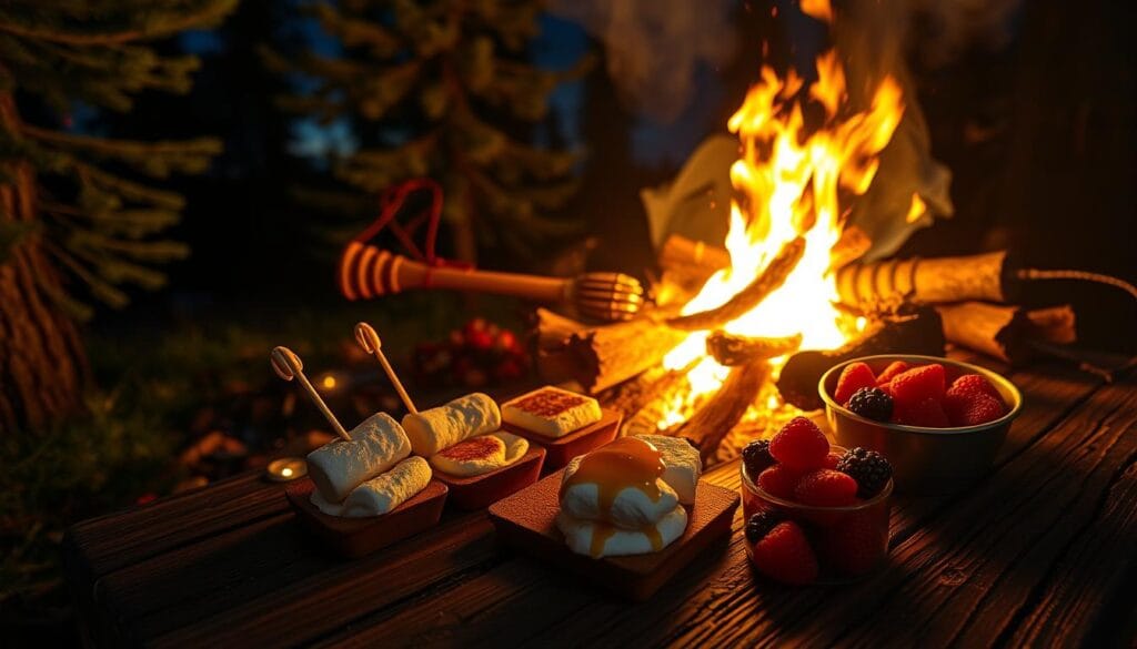 quick outdoor cooking desserts