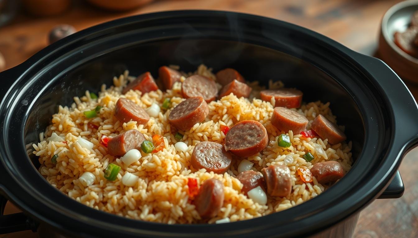 sausage and rice dishes