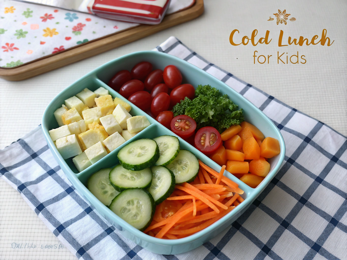 an image of [cold lunch ideas for kids] dish presented in a table