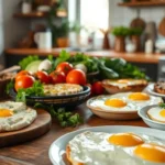dishes with egg