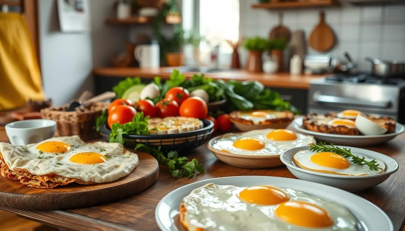 dishes with egg