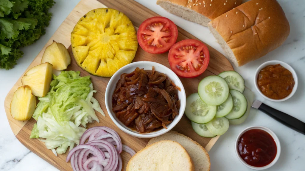 Jackfruit BBQ Sandwiches ingredients