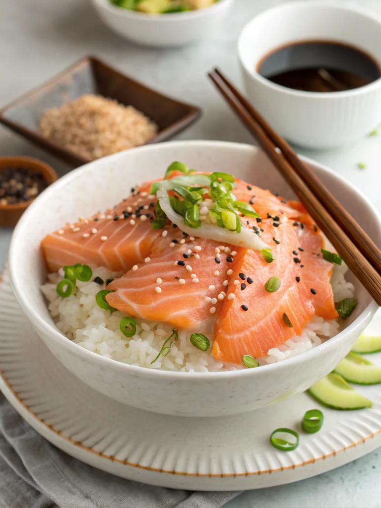 Salmon Rice Bowl