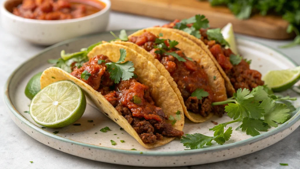 Salsa Macha Tacos