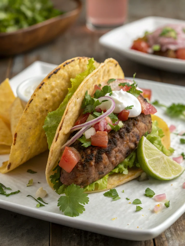 Fusion Feast: Crafting Smash Burger Tacos 1 Smash Burger Tacos