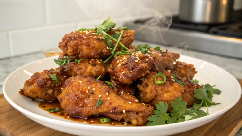Sweet & Spicy: Crafting Spicy Honey Butter Fried Chicken 1 Spicy Honey Butter Fried Chicken