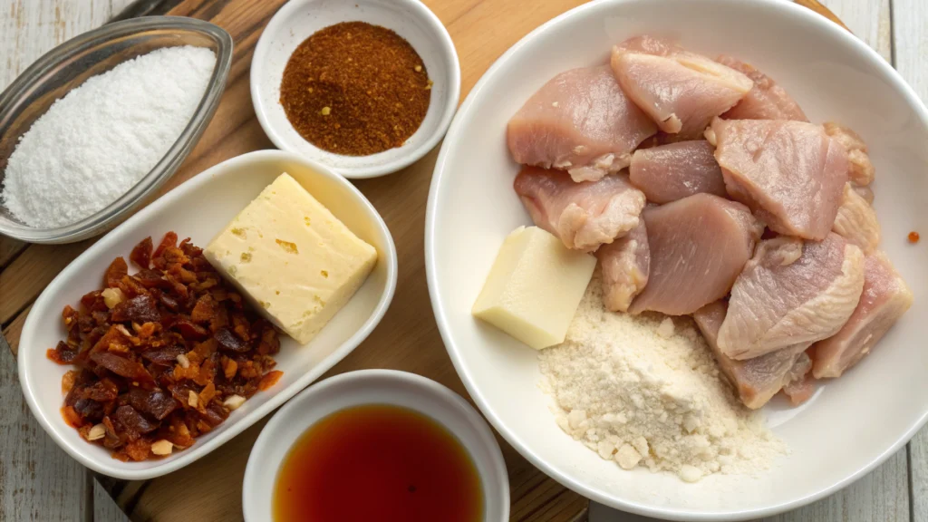 Sweet & Spicy: Crafting Spicy Honey Butter Fried Chicken 2 Spicy Honey Butter Fried Chicken ingredients