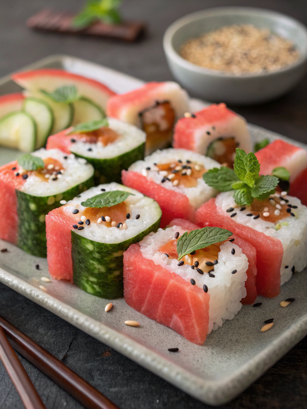 Watermelon Sushi
